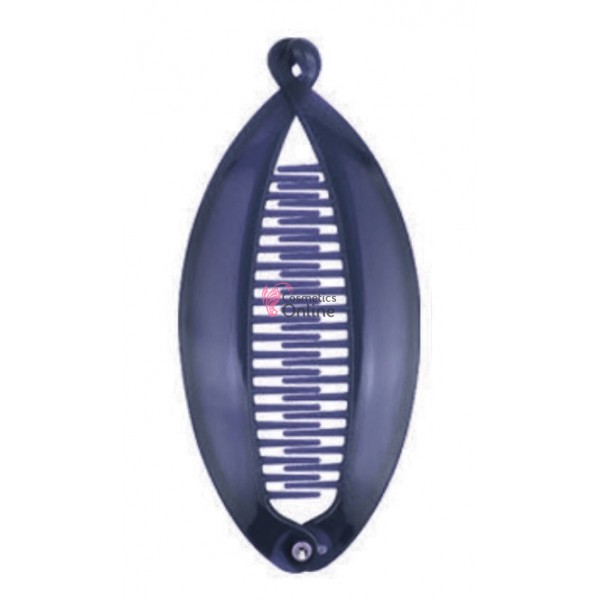Accesoriu tip banana pentru prins parul din plastic PZS002DD - Dark Blue